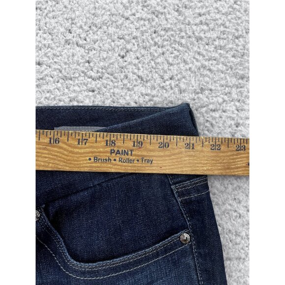 Melissa McCarthy Seven Dark Wash Slim Boot Denim Jeans Size 22 - Picture 8 of 12